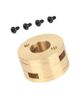 Heavy Duty Z Axis Screw Hot Bed Oldham Coupler Fits 3D Printers For Smooth Printing Upgrades 16mm brass coupler with screws