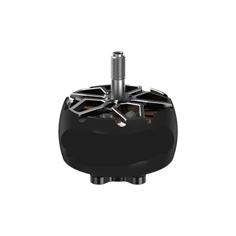 Close-up of a 900KV brushless drone motor for FPV RC quadcopters, single unit from the Dope 4-Pack, lightweight design for smooth flights.