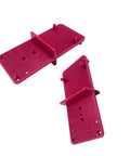 Portable Cabinet Hinge Jig Drill Guide Locator 35mm And 40mm, ABS plastic, gray, compact tool for hinge installations.