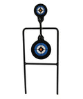 Beefy Handgun Rebar Spinner Steel Target For 9mm Through .45 Caliber Pistols, 3/8 Inch Steel With Powder Coat, 12 X 30 X 3.5 Inches