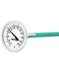 Large Dial Pocket Thermometer With 2 Inch Dial And 5 Inch Stem Waterproof Quick Read Rugged Get The Job Done Tool For HVAC AC Testing Food Inspection Lab Work Cooking And Everyday Kitchen Use, green stem