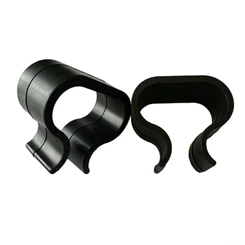Non Slip Garden Furniture Clips For Rattan Chairs And Sectional Sofas High Heat Resistant Plastic Connectors, Black, 2 Sizes