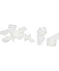 Rudder Angle Triangle 5 Pack For RC Airplane 20x17x11mm White Plastic Durable Lightweight Model Aircraft Tail Rudder Accessory