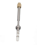 Brass Threaded Soldering Iron Tips Heat Set Inserts, silver and brass components, interchangeable with common 936 tips