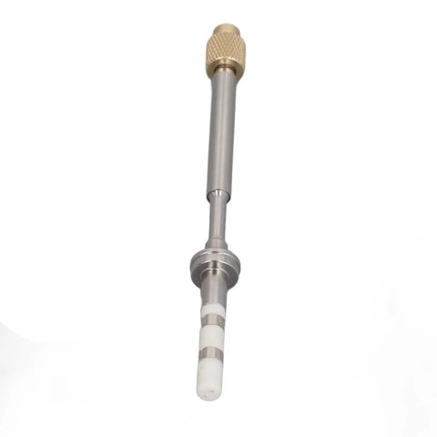 Brass Threaded Soldering Iron Tips Heat Set Inserts, silver and brass components, interchangeable with common 936 tips