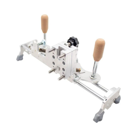 Fast Flip Precision Belt Grinder Jig With Quick Adjust Angle Guide Heavy Duty Cnc Cut Base Stainless Hardware, close-up view.
