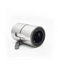 Ball Spline Nut LBS 15 LBS15UU for precision linear motion, shown at an angle, highlighting compact design and sturdy construction.
