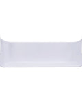 Two Pack 15.95 Inch Fridge Door Bin Side Shelf Replacement for Frigidaire Electrolux Kenmore, white plastic