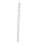 Shop-Grade Aluminum T Slot Miter Track Jig for Woodworking Anodized Track with screw holes, side view