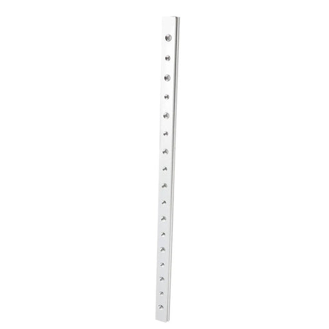 Shop-Grade Aluminum T Slot Miter Track Jig for Woodworking Anodized Track with screw holes, side view