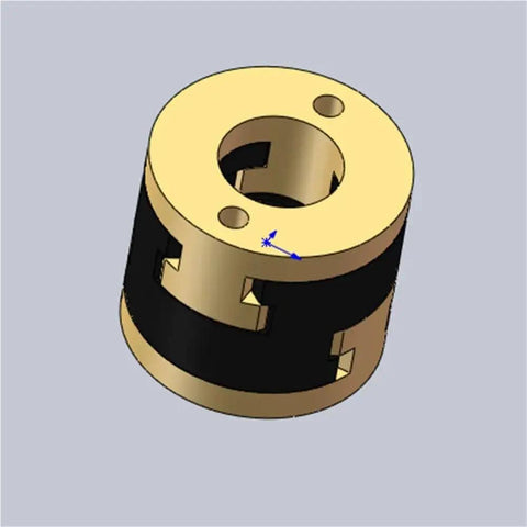 Slick Z Axis Lead Screw Decoupler With Oldham Coupling Fit For V Core 3.1 3D Printer Parts Ensures Smooth Transmission