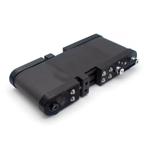 Compact Mini Conveyor Belt With Variable 12V DC Motor Rolling Smoothly Through DIY Builds Featuring Durable PVC Track And Sturdy Aluminum Base Designed To Help You Hit The Ground Running On Every Project