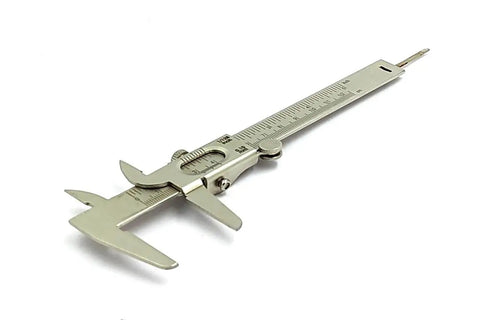Pro Grade Non Digital Vernier Caliper For Metric And Imperial Measurements Inside Outside Depth And Step Easy Read One Tenth Centimeter