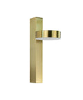 Premium Top Sleek Led Indoor Wall Lights Aluminum Nordic Sconce Fixtures smooth setup, 6.1x8 inch gold wall light.