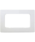 Washing Machine Outlet Box ABS Faceplate Replacement One Piece White Plastic Cover Durable ABS Construction No Fuss Install DIY Friendly