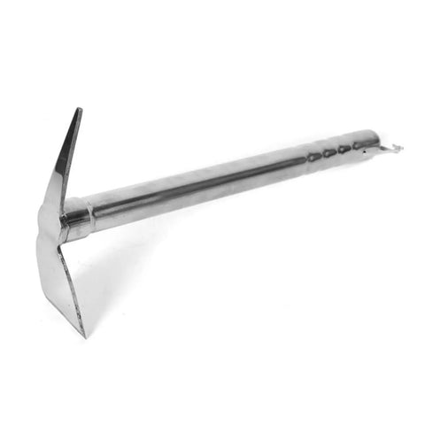Stainless Steel Double Use Pickaxe Garden Hoe For Planting And Weeding Durable Workhorse Yard Tool With Lightweight Design