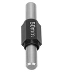 Heavy Duty Stainless Steel Outside Micrometer Caliper Kit for 25mm 50mm 75mm and 100mm with Calibration Block Rod Included Pro Grade Metrology Tool for Mechanical Engineering and Machinists 50mm block rod