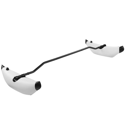 Inflatable Kayak Stabilizer Kit With PVC Outrigger Floats For Canoes And Kayaks, Easy Balance For Beginners, Fishermen, White Accessory