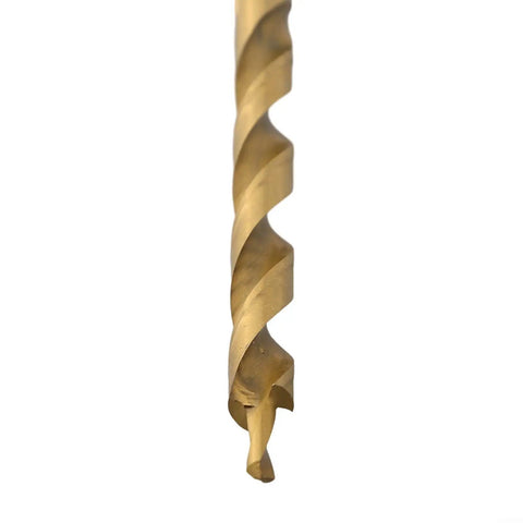 Top Tier HSS Step Drill Bit With Round Shank For Pocket Hole Jigs Golden 175mm Woodworking Punching Tool Kit exactly fits 9.5mm jigs, HSS steel