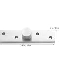 360 Degree Rotating Stainless Steel Pivot Door Hinge For Wooden And Aluminum Frame Doors Featuring Vertical Shaft Hidden Heavy Duty Pivot DIY Home Improvement And Furniture Projects, 3.9x1 inches
