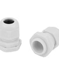 All Weather Nylon Cable Gland Kit 10 Pack For Outdoor Industrial Wiring IP68 Sealed Strain Relief PG7 To PG21 Range