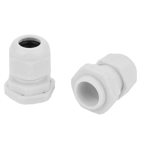 All Weather Nylon Cable Gland Kit 10 Pack For Outdoor Industrial Wiring IP68 Sealed Strain Relief PG7 To PG21 Range