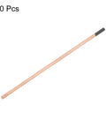Copper Clad Gouging Carbon Rods Set 6x355mm Electrodes for Cutting and Gouging Metals, single rod in view.