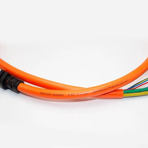 Badass Pure Copper Ebike Motor Cable 5 Wire Hall Sensor Extension High Temp Resistant connecting wires for e bike and scooter.