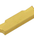 MGMN300M 3mm Tin Coated Carbide Grooving Insert for CNC Turning Lathe, side view, pro grade indexable cutter for steel processing, single piece.