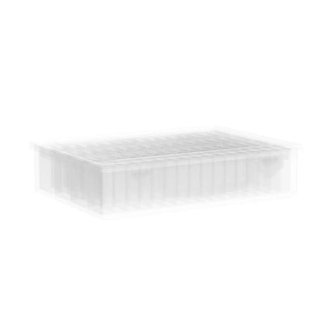 64 Jar Diamond Art Storage Kit with Clear Containers Portable Organizer and Label Sticker Set for diamond painting gear