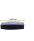 Heavy Duty Furniture Sliders For Carpet And Hardwood Floors With Reusable Glide Discs and secure screws, black glide disc, 1 inch size.