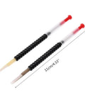 Beekeeping Grafting Needles Kit 4 Pcs Durable Queen Bee Larvae Transfer Tools, two retractable grafting needles, 11cm length.