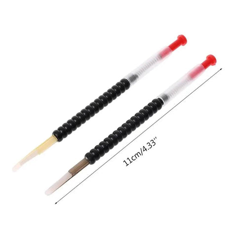 Beekeeping Grafting Needles Kit 4 Pcs Durable Queen Bee Larvae Transfer Tools, two retractable grafting needles, 11cm length.