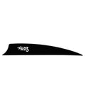 X3 Vane 3.5 Inch Archery Vanes Black 36 Pack For Hunting And 3D Shoots AR1250 Vane Material.49 Inch Height Quick Adhesion