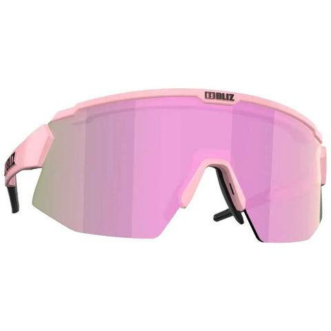 Sport Sunglasses Prescription Lens Ready With Clip-In 20mm Head Strap, Unisex Matte Pink Rose Multi Frame, UV Protection.
