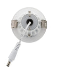 2 Inch Recessed LED Downlight With Premium Anti Glare Trim, 600 Lumens Bright White Glow, 5 Tunable CCT Options For A Sleek Home Lighting Setup Today, back view with wiring.
