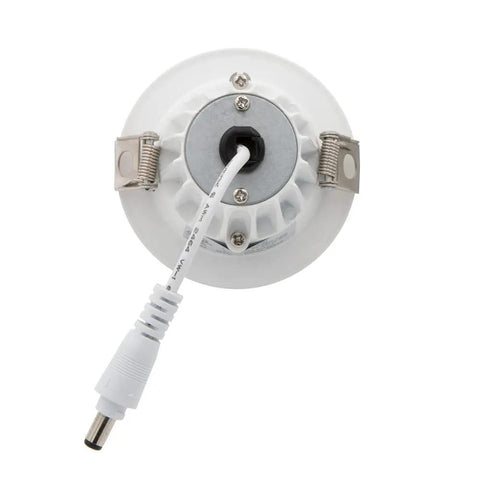 2 Inch Recessed LED Downlight With Premium Anti Glare Trim, 600 Lumens Bright White Glow, 5 Tunable CCT Options For A Sleek Home Lighting Setup Today, back view with wiring.