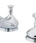 Heritage Widespread Lavatory Faucet With Porcelain Lever Handle In Polished Chrome Built To Last Drip Free Ceramic Disc, Deck Mount 8 To 16 Inch Spread