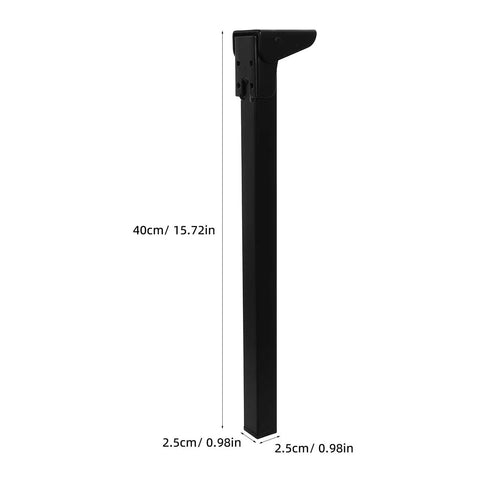 2 Pack Folding Table Legs Made Of Metal Self Locking Collapsible Brackets For Desk And Mobile Office Space Saving Black Heavy Duty