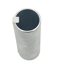 Crankshaft adapter, metal cylinder with black circular top and side tab