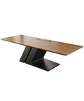 Sit Stand Desk With Premium Ash Wood Surface, Super Spacious Home Office Workstation Featuring Integrated Monitor Shelf, Versatile Gaming And Writing Table For Lazy Nights Or Serious Hustle. Ash wood top and black base.