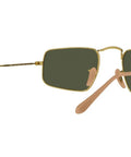 RB3957 Julie Sunnies Womens Sunglasses XX Small Narrow Fit 120mm Hinge To Hinge 52mm Lens Legend Gold And Green Color