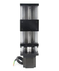Beefy DIY CNC 150mm Travel Ballscrew Kit SFU1605 With Hand Crank And Double Optical Axis Guide For X Y Z Linear Stage Actuator, front view