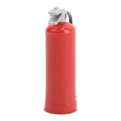 Solid RC Fire Extinguisher Crawler Decoration For Scale 24 And 18 Trucks Lightweight Simulation Prop, red plastic 24mm fire extinguisher prop.