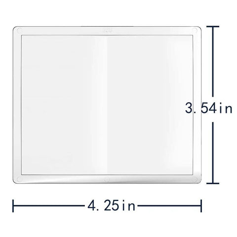 2-Pack 2.5X Magnifying Welding Lenses Cheater Lens For Helmets Clear Welding Helmet Magnifier 3.54 By 4.25 Inches product