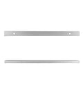 12 Inch Aluminum T Track Two Pack With Predrilled Holes And Screws For DIY Woodworking, Universal Double Cut Profile front view