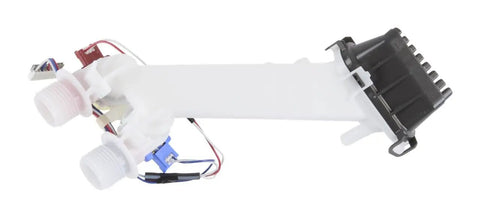 Genuine OEM Washer Water Inlet Valve Assembly W11513255 Replacement Part Replaces W11385821, high-quality plastic valve with wiring