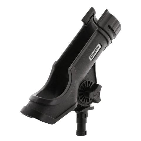 Scotty #229-BK Power Lock Rod Holder, black, side view, no mount.