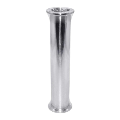 Beduan sanitary 1.5-inch tri-clamp spool tube, 8-inch stainless steel seamless round tubing with ferrule flange