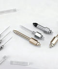Costyleen 7-piece grease gun accessory kit with metal nozzles and adapters (Amazon)